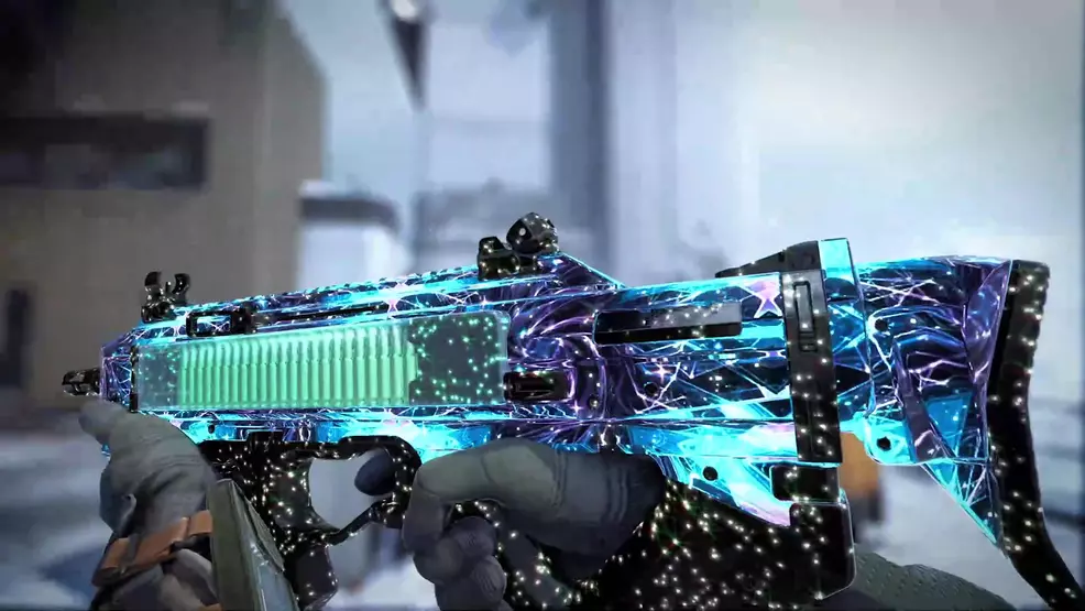 BO7 MP camo - Singularity: gem-dark matter fusion with stars and color shift